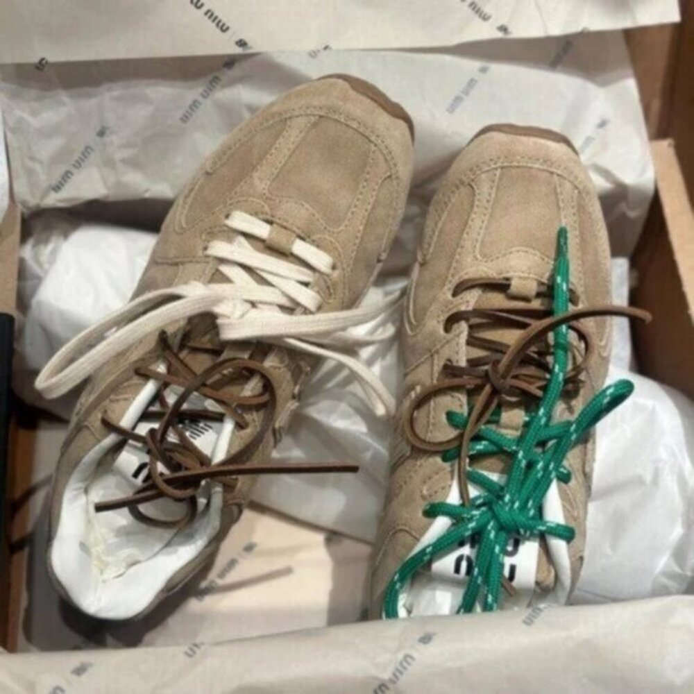 ✨✅Miu Miu Brown Sneakers✨✅ - Picture 3 of 6